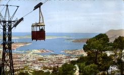 MODERN CARD Toulon Cable car Seen On the Most beautiful Roads De I' Europe