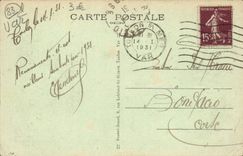 VINTAGE POSTCARD Toulon Places Freedom