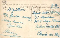 VINTAGE POSTCARD Toulon Places Freedom Monument of the federation