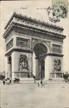 CPA Paris Arc De Triomphe