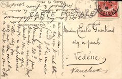 VINTAGE POSTCARD Avignon the Large Theater