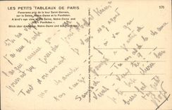 CPA Paris Panorama pris de la tour Saint Gervais sur la Seine Notre Dame et le Pantheon