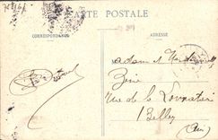 VINTAGE POSTCARD Paris Bois de Boulogne the footbridge on the lake