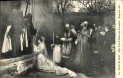 CPA Musee de Dijon Une prise d'habit aux Carmelites Rougeron 1880