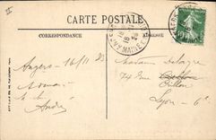 VINTAGE POSTCARD Angers Couvent the penitent ones founds by Jacques Lasnier