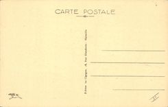 VINTAGE POSTCARD the vault of the penitent blacks Interior