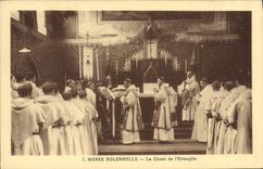 CPA Messe solennelle Le chant de l'evangile 