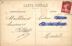 VINTAGE POSTCARD Valence Teacher training school Young girls Hospital of the Red Cross