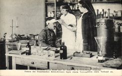 VINTAGE POSTCARD Ladies of the Red Cross Nurse Militaria Soldier