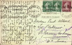 VINTAGE POSTCARD Hopital School of the union of the Women of France has Paris