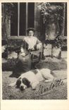 VINTAGE POSTCARD Wurttemberg Landesverein Dog Red Cross
