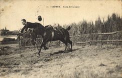 CPA Cheval Hippisme Saumur Ecole de cavalerie 