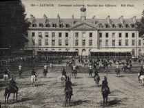 CPA Cheval Hippisme Saumur Carrousel militaire Reprise des officiers