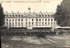 VINTAGE POSTCARD Horse military Hippisme Carousel the cross of Saint Andre