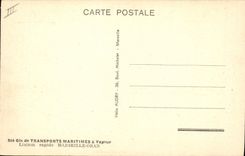 VINTAGE POSTCARD Boat Steamer Sidi Bel Abbès SGTM