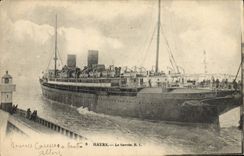 CPA Bateau Paquebot Le Havre La Savoie