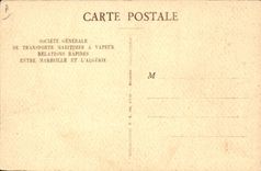 CPA Bateau Paquebot Sidi Bel Abbes SGTM 