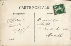 VINTAGE POSTCARD Child Bathing suit