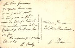 VINTAGE POSTCARD Fantasy Illustrator Musset Woman