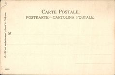 VINTAGE POSTCARD Fantasy Illustrator Beaulieu Cape Russet-red