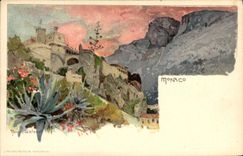 CPA Fantaisie Illustrateur Monaco