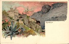 CPA Fantaisie Illustrateur Monaco