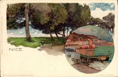 CPA Fantaisie Illustrateur Nice