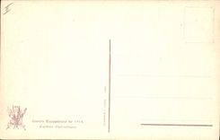 POSTAL Militaria de la VENDIMIA en los armas de la cara