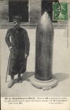 CPA Militaria Obus de 420 expose aux Invalides 