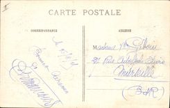 POSTAL Militaria Obus de la VENDIMIA de 420 exposiciones al Invalids