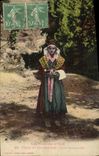 CPA Folklore Pyrenees Types du St Gironnais Jeune Bethmalaise 