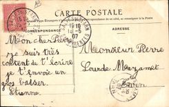 VINTAGE POSTCARD Folklore Dirtied of Bearn Coach inhabitant of Béarn Oxen