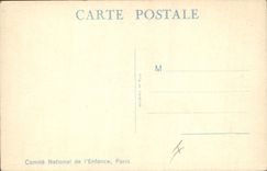 VINTAGE POSTCARD Fantasy Illustrator National Week of Marine Naly Childhood