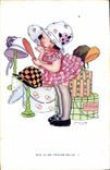 CPA Fantaisie Illustrateur Enfant Que je me trouve belle !