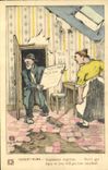 VINTAGE POSTCARD Fantasy Illustrator Huguet Numa Argument supreme
