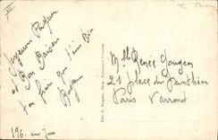 VINTAGE POSTCARD Fantasy Illustrator Wedding night Dog Dogs