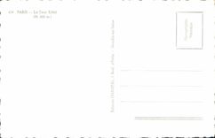 MODERN CARD Paris the Eiffel Tower