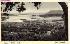 CPA Adia Toulon Vue D'Ensemble Bateaux