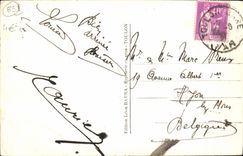 VINTAGE POSTCARD Adia Toulon Overall picture