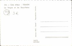 MODERN CARD Dimension Of Toulon Azure the Alder And Two Brothers