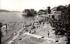 MODERN CARD Toulon On Sea the Beach Of Mourillon