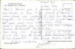 MODERN CARD Bandol Panorama