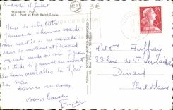 CPM Toulon Port Et Fort Saint Louis Bateaux