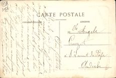 VINTAGE POSTCARD Toulon Squares Port the Marine engineering Boat