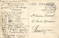 POSTAL de la VENDIMIA una reunión eucarística del presidee de los congrios del arzobispo cardinal de Fischer de Colonia