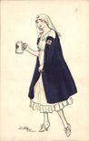 VINTAGE POSTCARD Red Cross Nurse