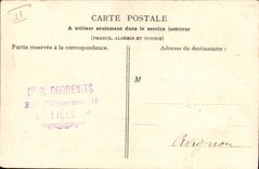 VINTAGE POSTCARD Medical college and of Lille pharmacy