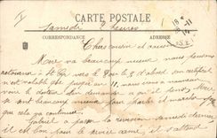 VINTAGE POSTCARD a room of Militaria hospital