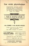 Calle de Genevrier del laboratorio de Maintenon Neurinase Alepsal Antiepileptique de la POSTAL de la VENDIMIA del muelle de descarga de París
