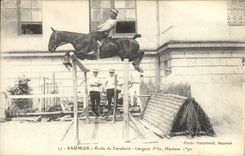 CPA Cheval Hippisme Saumur Ecole de cavalerie 
